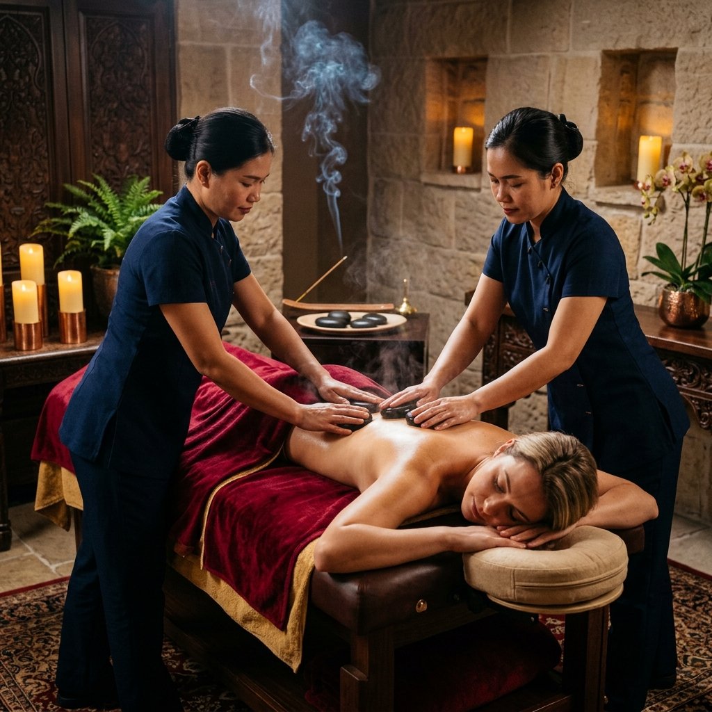 Four Elements Volcanic Stone Ceremony - Royal International Spa Mysore